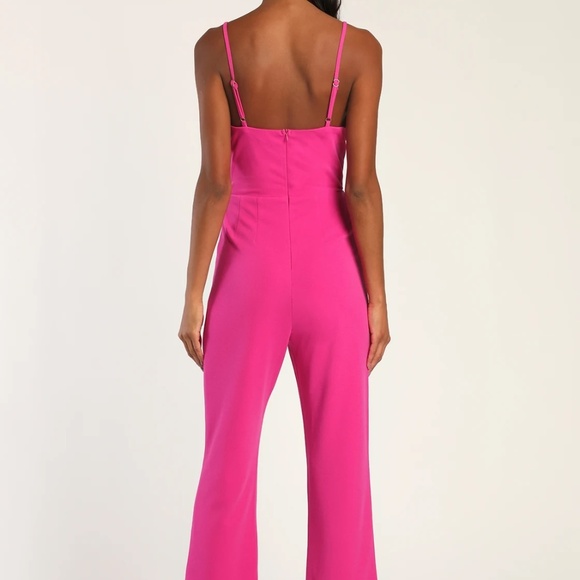 Lulus Hot Pink Jumpsuit - Size Medium - Picture 2 of 2